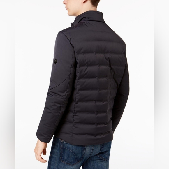 Calvin Klein Men's X-Fit Ultra Slim Fit Down Feathers Zip Jacket SPECIAL EDITION - Picture 2 of 5